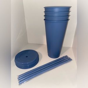 Blank iced coffee cups